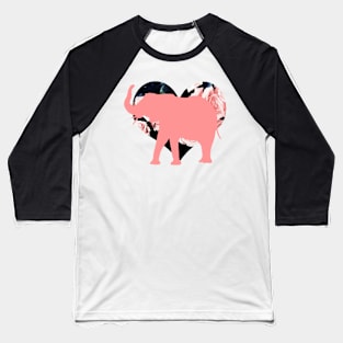 Pretty Elephant Baseball T-Shirt